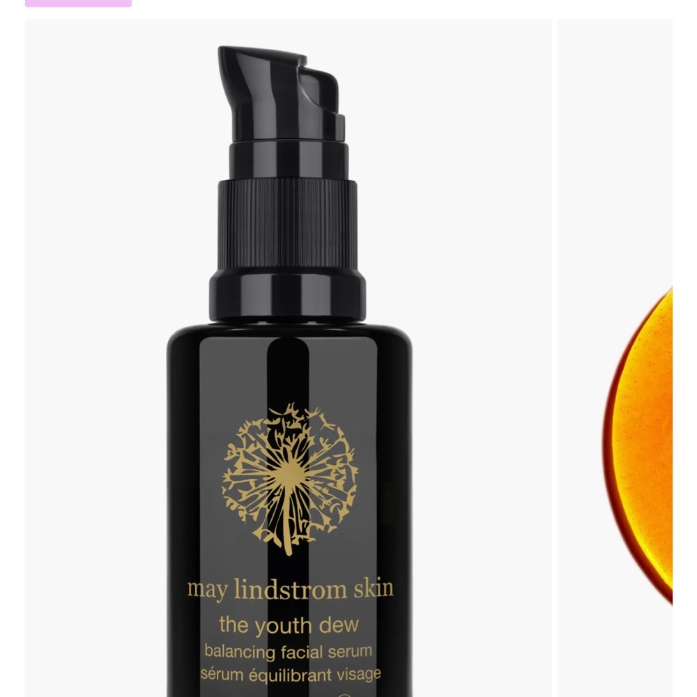 May Lindstrom Skin The Youth Dew Balancing Facial Serum — Black/Gold